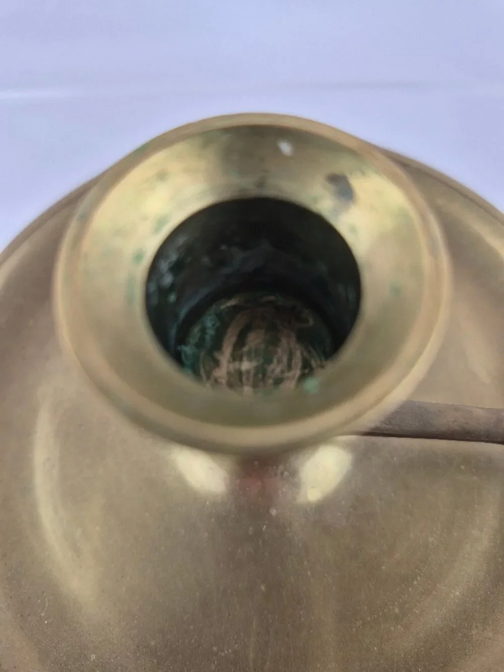 Vintage Brass Chamberstick Candle Holder vintage brass